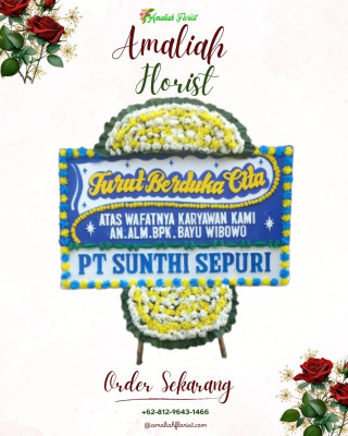 Papan Bunga Duka di Way Kanan