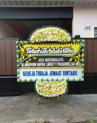 Papan Bunga Duka di Way Kanan
