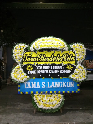 Papan Bunga Duka di Way Kanan